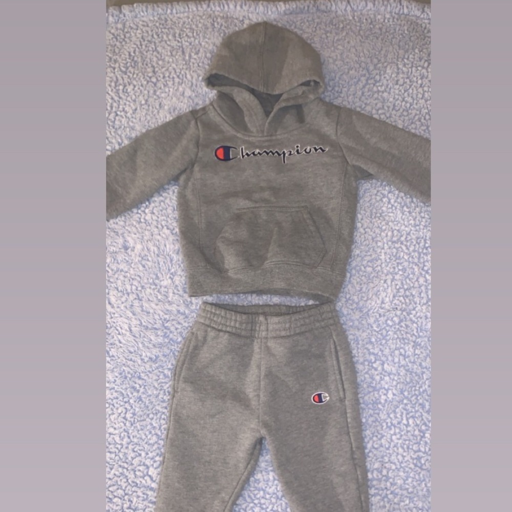 Grey Baby Boys Champion Set 12M